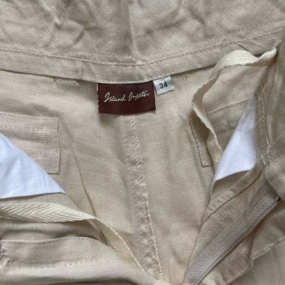 ISLAND IMPORTER Maui Linen 34 NWT - Picture 4 of 5